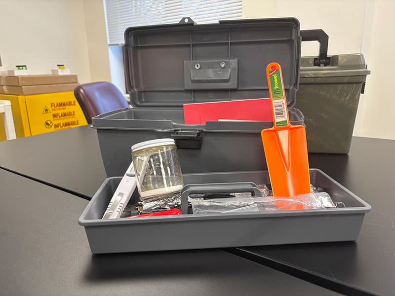 Forensic evidence collection kit for animal crime investigations