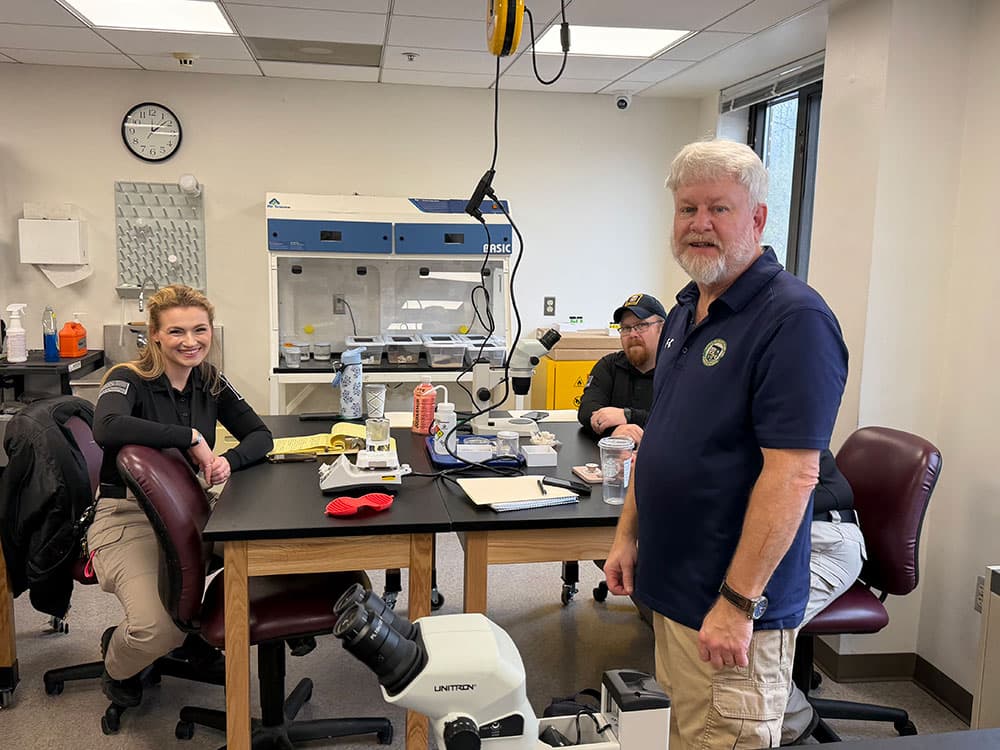Researchers and educators of the Animal Forensics Institute